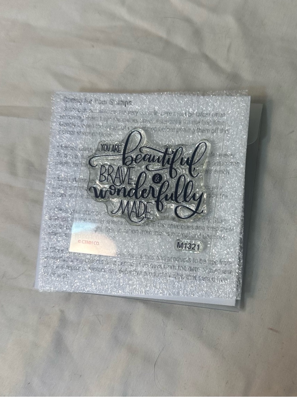 Close To My Heart M1321Wonderfully Made Acrylic Stamp Set